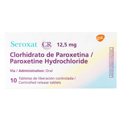 SEROXAT CR 12.5mg 10 Tabletas - Drogueria Calle 5ta Precio en Rebaja
