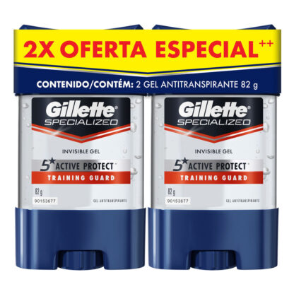 2 Desodorantes GILLETTE CLEARGEL TRAI. GUARD 82gr - Drogueria Calle 5ta Precio en Rebaja