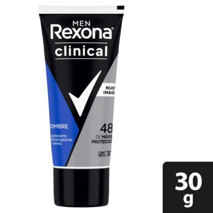Desodorante REXONA Clinical Men Clean 30gr - Drogueria Calle 5ta Precio en Rebaja