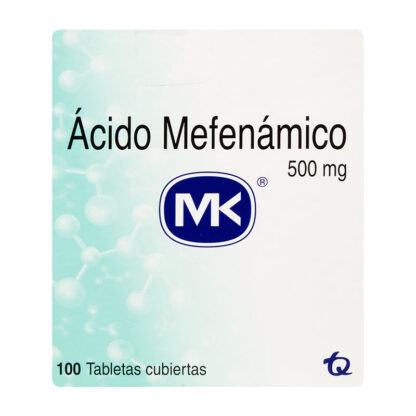 Acido MEFENAMICO 500mg 100 Tabletas MK - Drogueria Calle 5ta Precio en Rebaja