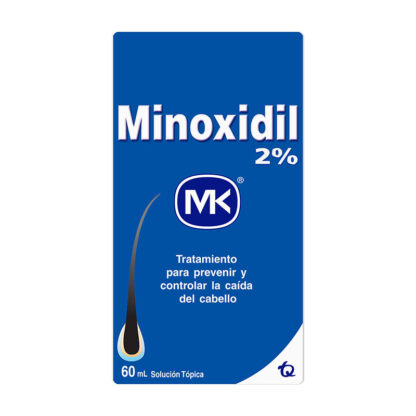 Minoxidil 2% Loción 60mL MK - Drogueria Calle 5ta Precio en Rebaja