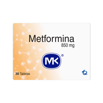 Metformina 850mg 30 Tabletas MK - Drogueria Calle 5ta Precio en Rebaja