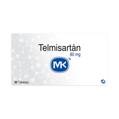 Telmisartan 80mg 30 Tabletas MK - Drogueria Calle 5ta Precio en Rebaja