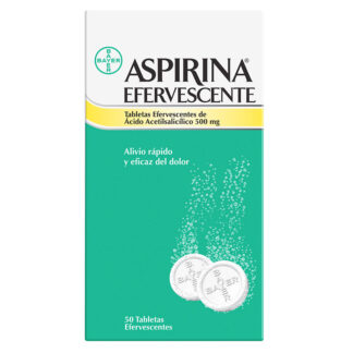 ASPIRINA EFERVESCENTE 500mg 50 Tabletas