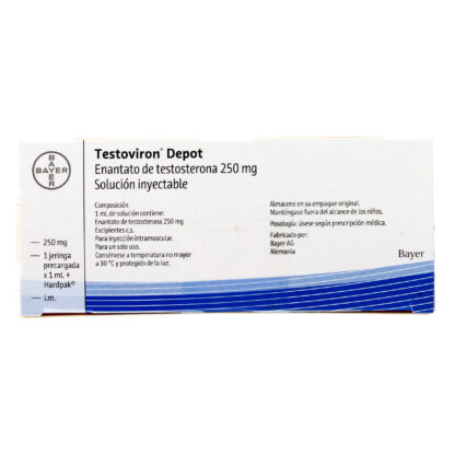 TESTOVIRON DEPOT 250mg 1 Ampollas de 1mL - Drogueria Calle 5ta Precio en Rebaja