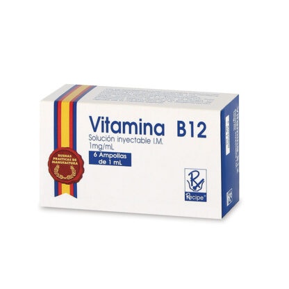 Vitamina B12 1mL6 Ampollas RC - Drogueria Calle 5ta Precio en Rebaja