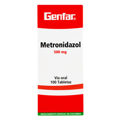 Metronidazol 500mg 100 Tabletas GF - Drogueria Calle 5ta Precio en Rebaja