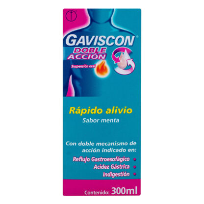 GAVISCON Doble Accion Suspensión 300mL - Drogueria Calle 5ta Precio en Rebaja