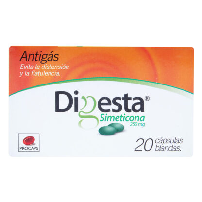 Digesta 250mg 20 Tab - Drogueria Calle 5ta Precio en Rebaja