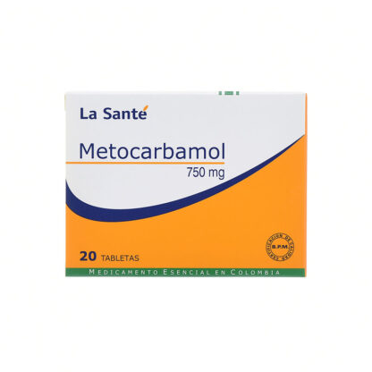 METOCARBAMOL 750mg 20 Tabletas LS - Drogueria Calle 5ta Precio en Rebaja