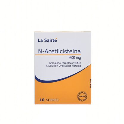 N-ACETILCISTEINA 600mg 10 Sobres LS - Drogueria Calle 5ta Precio en Rebaja