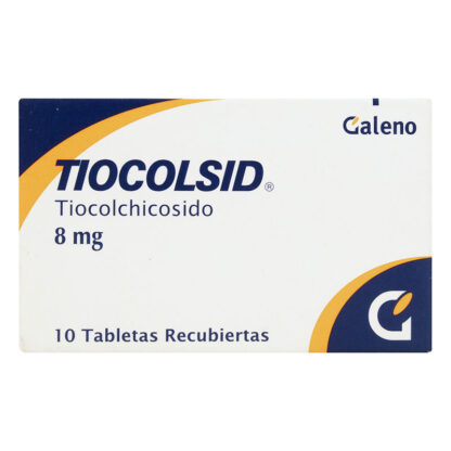 Tiocolsid 8 mg 10 Tab - Drogueria Calle 5ta Precio en Rebaja