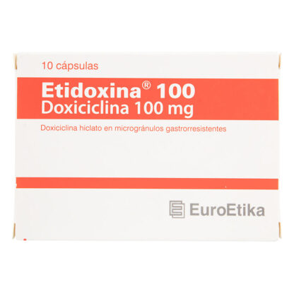 ETIDOXINA 100mg 10 Capsulas - Drogueria Calle 5ta Precio en Rebaja