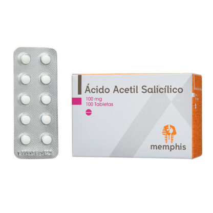 Acido ACETILSALICILICO 100mg 100 Tabletas MP - Drogueria Calle 5ta Precio en Rebaja