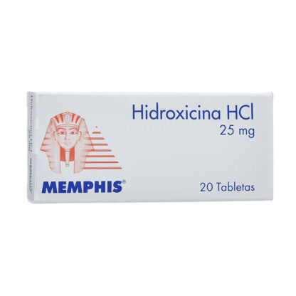 HIDROXICINA 25mg 20 Tabletas MP - Drogueria Calle 5ta Precio en Rebaja