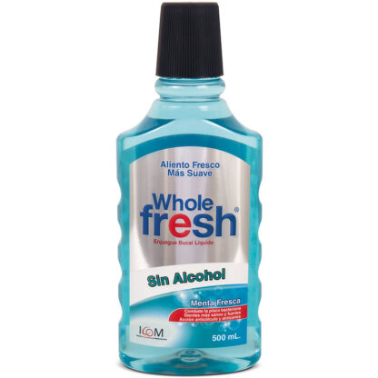 Enjuague WHOLE FRESH sin ALCOHOL 500mL - Drogueria Calle 5ta Precio en Rebaja