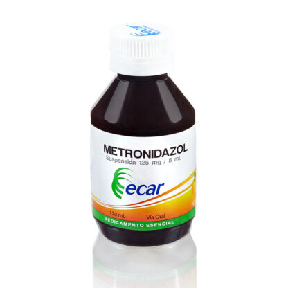 METRONIDAZOL 125mg Suspensión 120mL EC - Drogueria Calle 5ta Precio en Rebaja