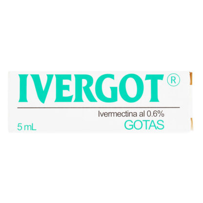 IVERGOT 0.6% Gotas 5mL - Drogueria Calle 5ta Precio en Rebaja
