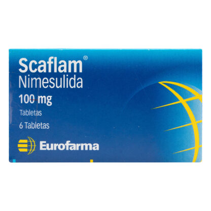 SCAFLAM 100mg 6 Tabletas - Drogueria Calle 5ta Precio en Rebaja