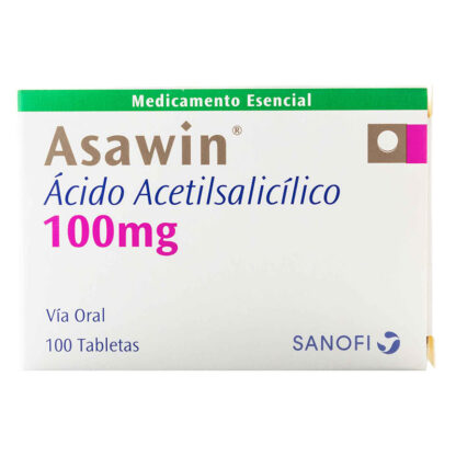 ASAWIN 100mg Niños 100 Tabletas - Drogueria Calle 5ta Precio en Rebaja