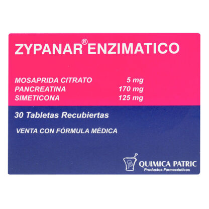 ZYPANAR ENZIMATICO 30 Tabletas - Drogueria Calle 5ta Precio en Rebaja