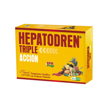 Hepatodren Triple Acción 60 Cápsulas Nf - Drogueria Calle 5ta Precio en Rebaja