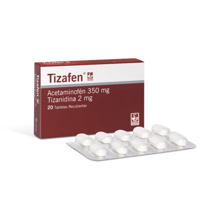 TIZAFEN 350/2mg 20 Tabletas - Drogueria Calle 5ta Precio en Rebaja