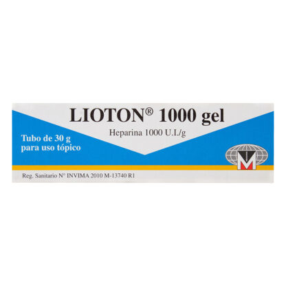 Lioton 1000grel 30gr - Drogueria Calle 5ta Precio en Rebaja
