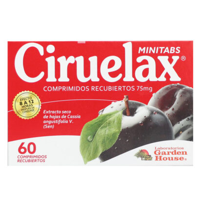 CIRUELAX Minitabs 60 Comprimidos - Drogueria Calle 5ta Precio en Rebaja