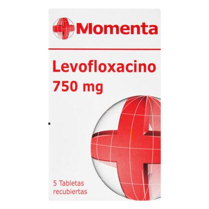 Levofloxacino 750mg 5 Tabletas Momenta - Drogueria Calle 5ta Precio en Rebaja