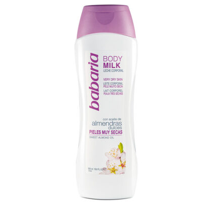 Crema BABARIA Body Milk ALMEND 500mL LB - Drogueria Calle 5ta Precio en Rebaja