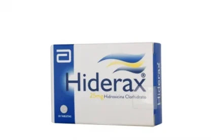 HIDERAX 25mg 20 Tabletas - Drogueria Calle 5ta Precio en Rebaja