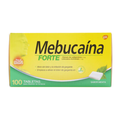 MEBUCAINA FORTE 100 Tabletas - Drogueria Calle 5ta Precio en Rebaja