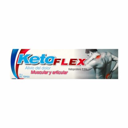 Ketoflex 2.5% Gel 50gr Vt - Drogueria Calle 5ta Precio en Rebaja