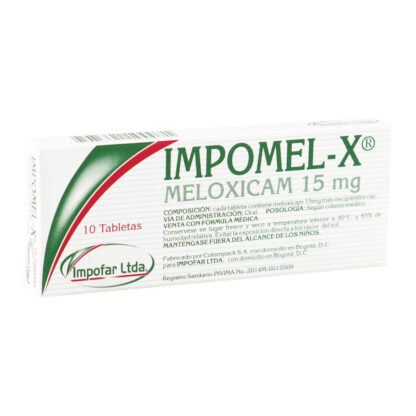 Impomel-x (meloxicam) 15mg 10 Tab - Drogueria Calle 5ta Precio en Rebaja