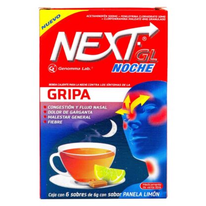 Next Gl Noche Gripa 6gr 6 Sobres (sf) - Drogueria Calle 5ta Precio en Rebaja