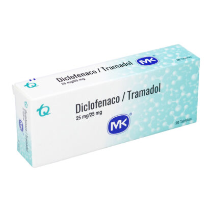 DICLOFENACO + Tramadol 25/25mg 20 Tabletas MK - Drogueria Calle 5ta Precio en Rebaja