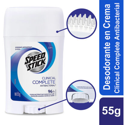 Desodorante SPEED STICK Clinical Crema 55gr - Drogueria Calle 5ta Precio en Rebaja