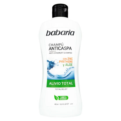 Shampoo BABARIA Anticaspa Aloe Vera 400mL - Drogueria Calle 5ta Precio en Rebaja
