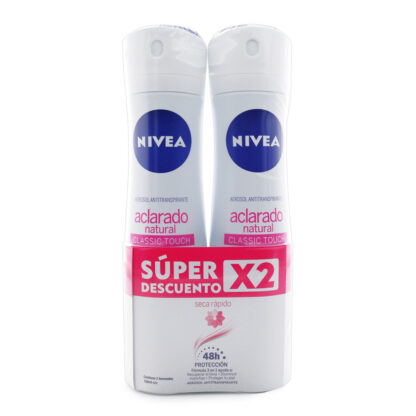 2 Desodorante NIVEA Spray Aclarant Natural 150mL So Beiersdorf - Drogueria Calle 5ta Precio en Rebaja