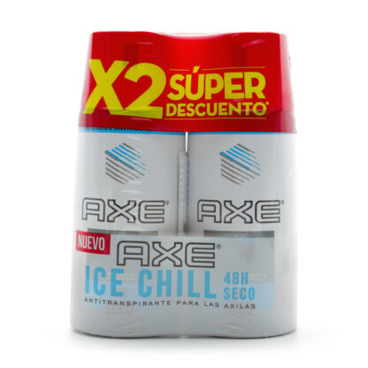 2 Desodorante Axe Seco Spray Ice Chill 152mL - Drogueria Calle 5ta Precio en Rebaja