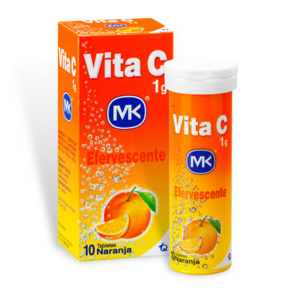 Vitamina VITA C MK 1G. Naranja EFE.10TAB - Drogueria Calle 5ta Precio en Rebaja
