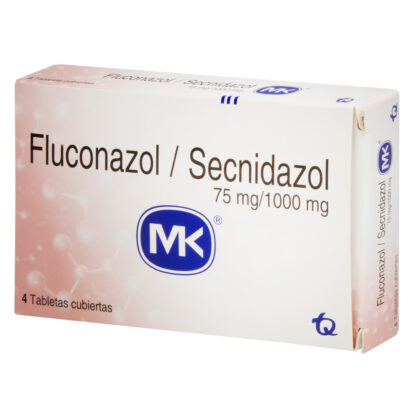 FLUCONAZOL 75mg+SECNIDAZOL 1gr 4 Tabletas MK - Drogueria Calle 5ta Precio en Rebaja