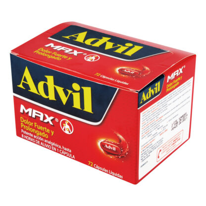 Advil Max Blister x 4 Cápsulas Blandas - Drogueria Calle 5ta Precio en Rebaja