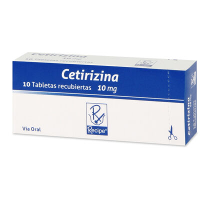 CETIRIZINA 10mg 10 Tabletas Rc - Drogueria Calle 5ta Precio en Rebaja