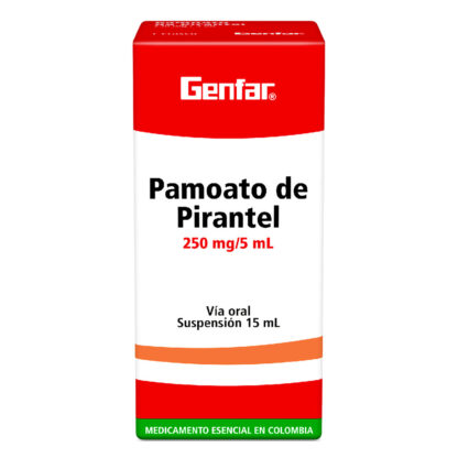 Pamoato Pirantel Suspensión 15mL GF - Drogueria Calle 5ta Precio en Rebaja