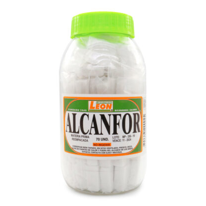 ALCANFOR 70 Tabletas LEON - Drogueria Calle 5ta Precio en Rebaja