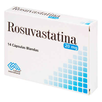 ROSUVASTATINA 20mg 14 Tabletas - Drogueria Calle 5ta Precio en Rebaja