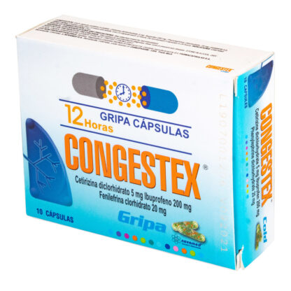 Congestex 10 Cap - Drogueria Calle 5ta Precio en Rebaja