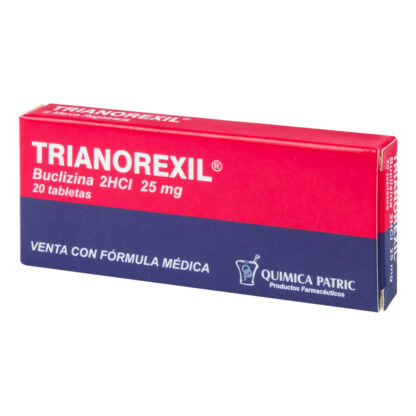 Trianorexil 25mg 20 Tab - Drogueria Calle 5ta Precio en Rebaja